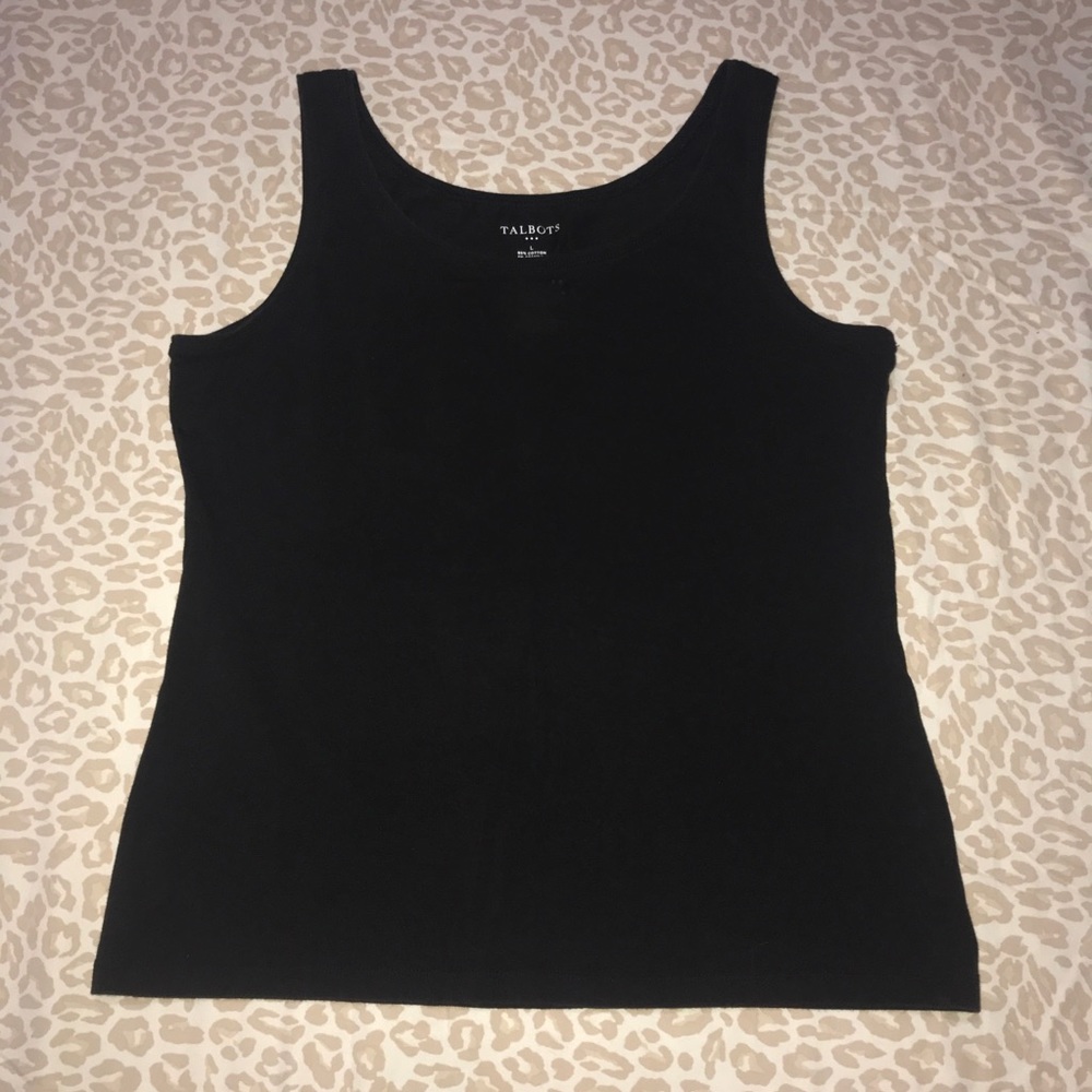 Talbots large women’s black tank top